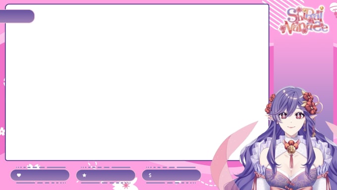 Xcatalogz I will make an unique anime or vtuber stream overlay twitch  youtube for 15 on fiverrcom  Overlays Twitch streaming setup Drawing  face expressions