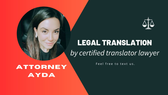 Gig Preview - Do legal translation english to turkish as a certified translator