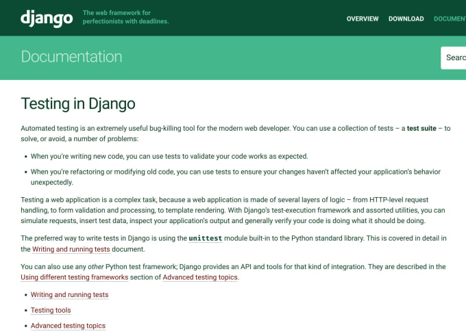 Gig Preview - Add test for complex django functions