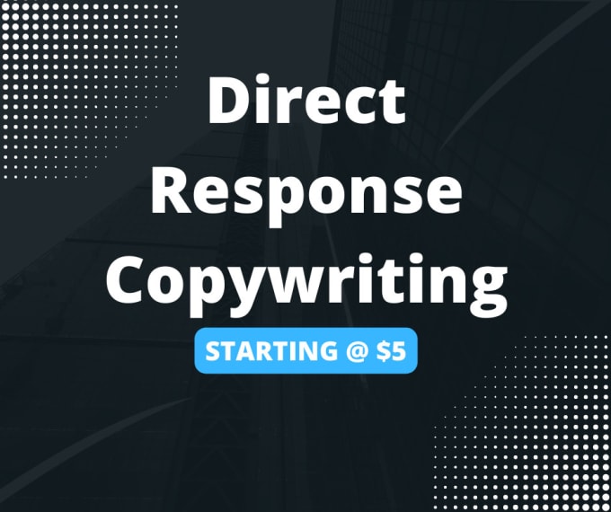 Gig Preview - Craft persuasive direct response copy for business, sales, or marketing needs