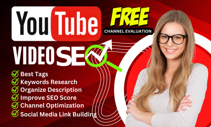 Gig Preview - Optimize your youtube video SEO for top ranking