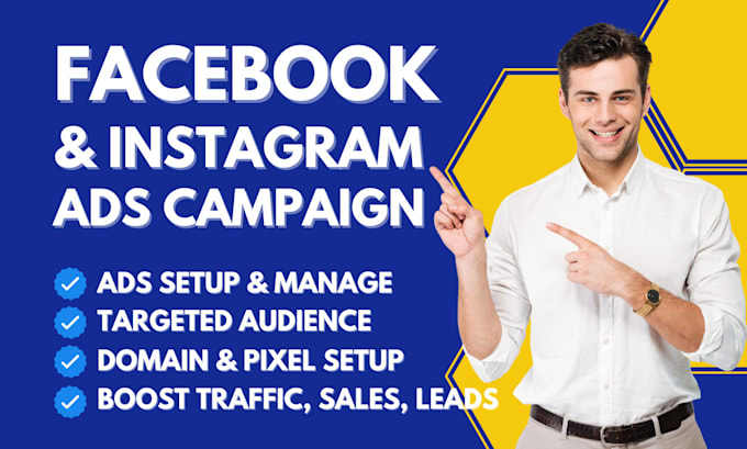 Gig Preview - Setup and manage facebook and instagram ads campaign