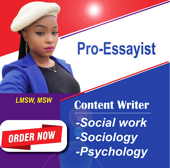 Gig Preview - Write your social work, psychology, and sociology tasks