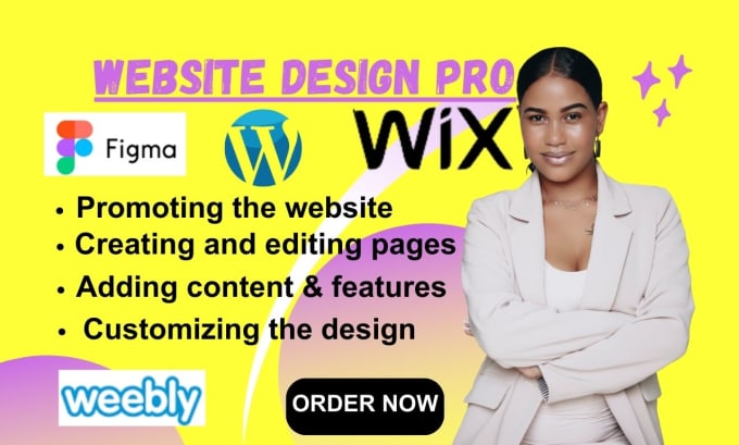 Gig Preview - Do wix website design,redesign restaurant website,wix,zyro website redesign