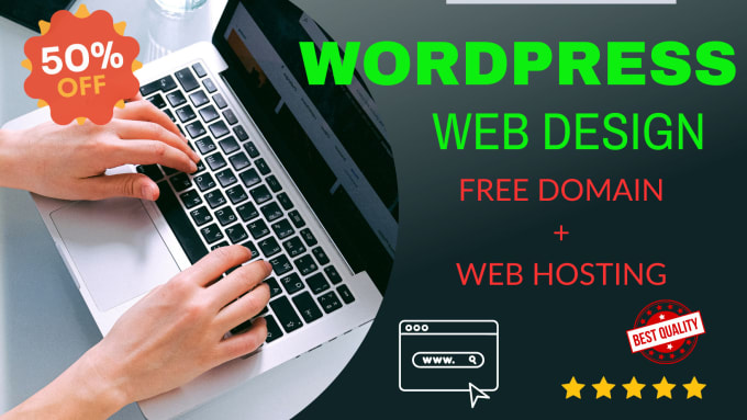 Gig Preview - Expert wordpress web design services seo freindly