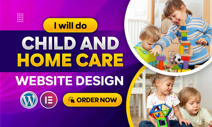 Gig Preview - Create kindergarten, childcare, daycare, preschool  and assisted living website