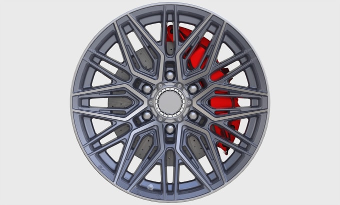 Gig Preview - Create professional wheel designs in 3d modeling and rendering