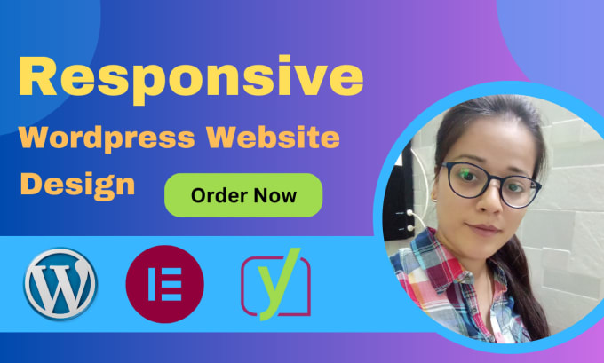 Gig Preview - Build a responsive wordpress website or custom design