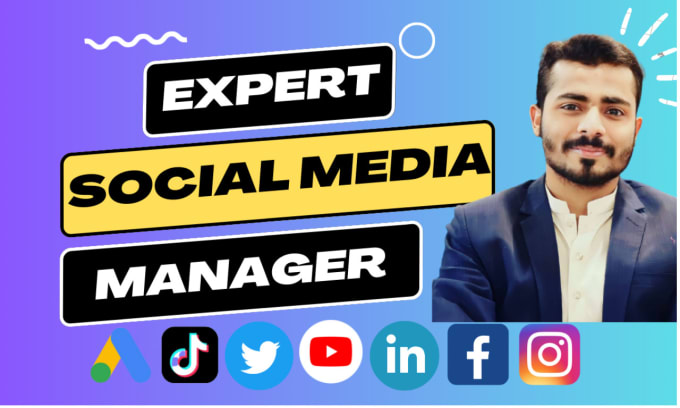 Gig Preview - Be your professional social media account manager