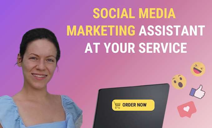 Gig Preview - Be your social media marketing assistant