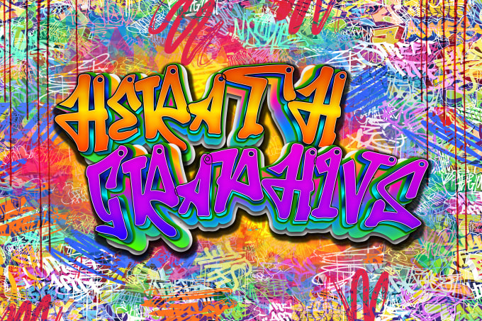 Gig Preview - Create original custom graffiti for your logo or merchandise