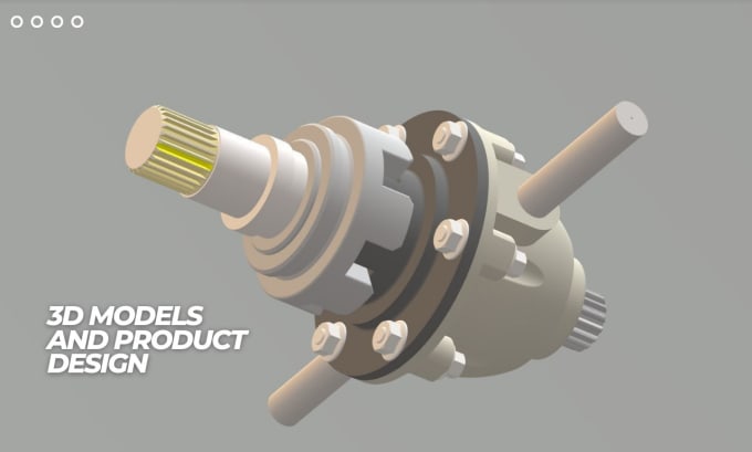 Gig Preview - Design 3d models and product design with solidworks