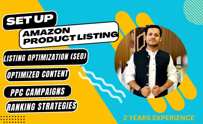 Gig Preview - Set up amazon product listing with optimization, seo