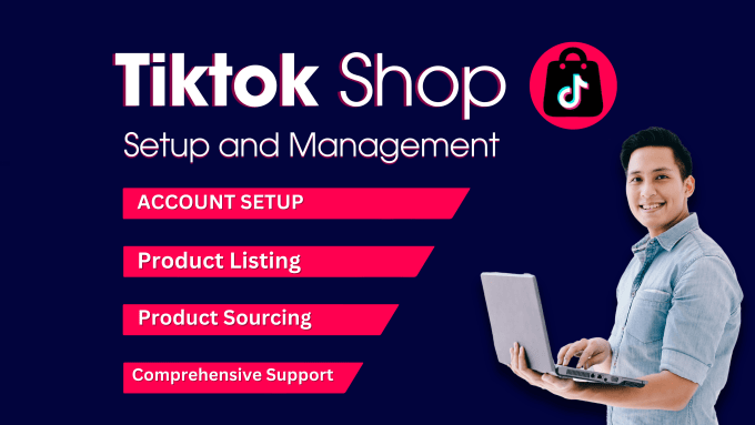 Gig Preview - Do tiktok shop setup and management expert