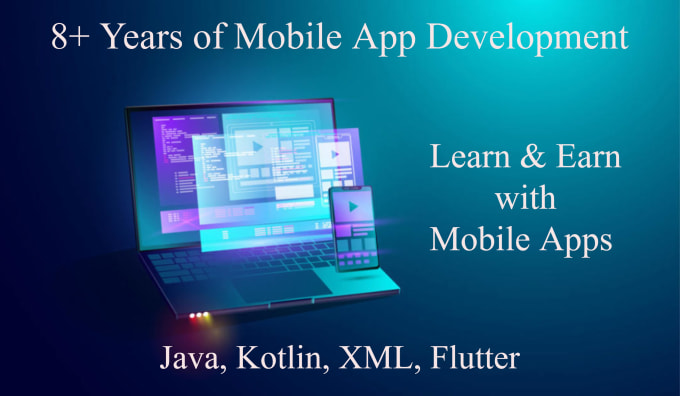 Gig Preview - Help to learn java, xml, flutter for android and IOS apps coding