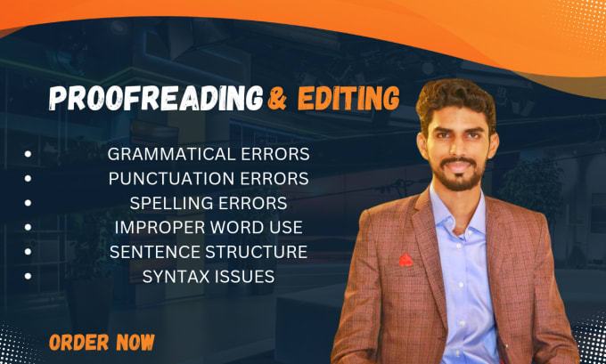 Gig Preview - Proofread, edit, and rewrite any text as your copy editor