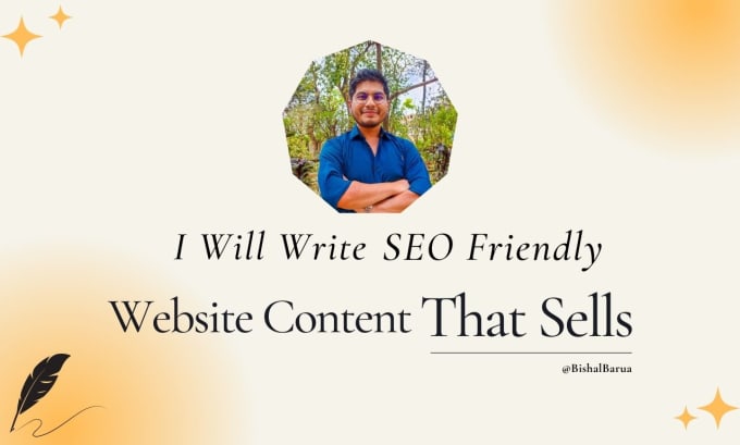 Gig Preview - Write SEO friendly website content, website copywriting that sells