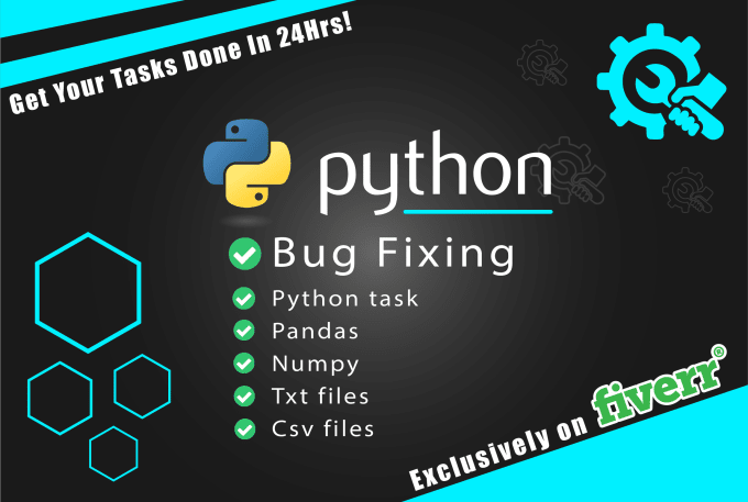 Gig Preview - Help you with python programming tasks and bug fixing