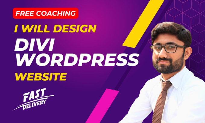 Gig Preview - Do divi wordpress website design or redesign by builder, divi theme service