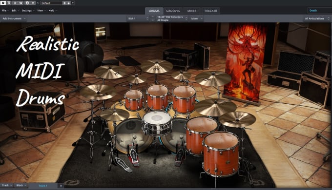 Gig Preview - Create realistic midi drums for your rock, metal, prog song