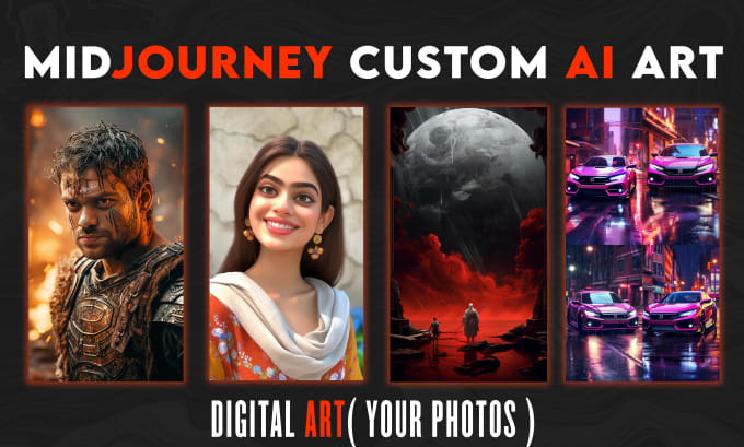 Gig Preview - Create ai art , digital art using midjourney and photoshop