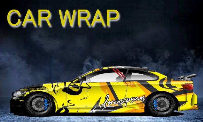 Gig Preview - Creative design pro car wrap racing car wrap and sports car wrap