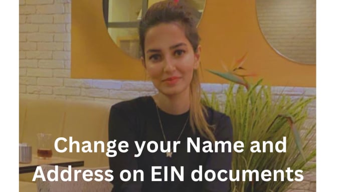 Gig Preview - Change name and address on your ein documents on irs