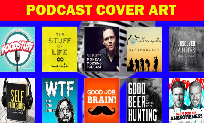 Gig Preview - Design a professional podcast cover art