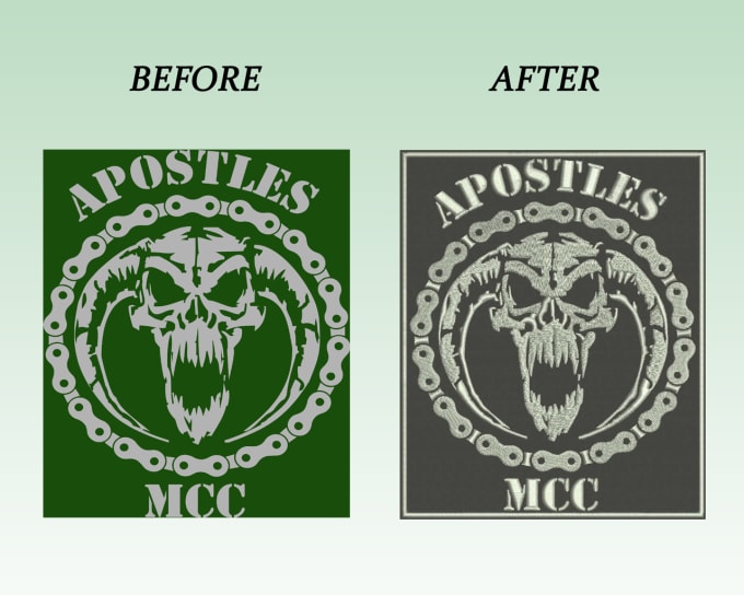 Gig Preview - Digitize logo into embroidery digitizing dst,pes high quality