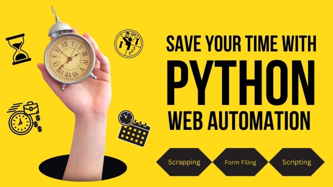 Gig Preview - Automate web tasks and scrape websites using python