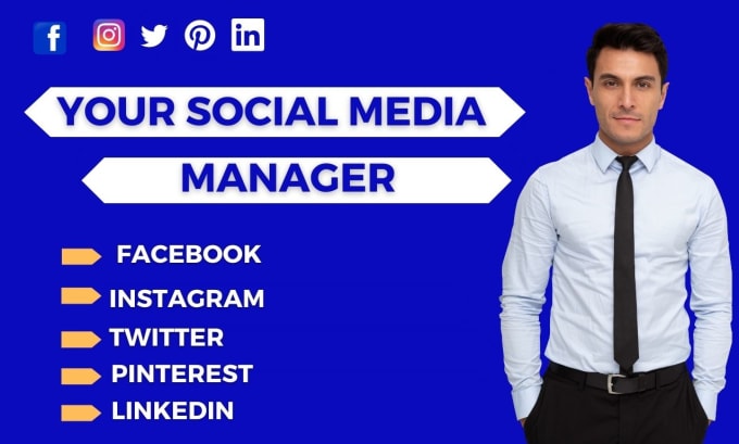 Gig Preview - Be your social media manager