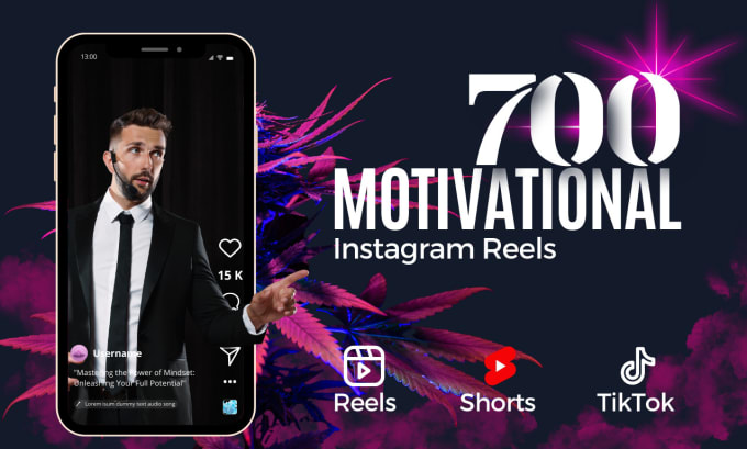 Gig Preview - Give you 700 reel bundle for instagram, tiktok and youtube shorts