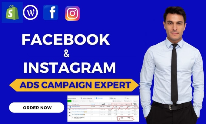 Gig Preview - Be your facebook ads and instagram ads campaign expert to grow your business