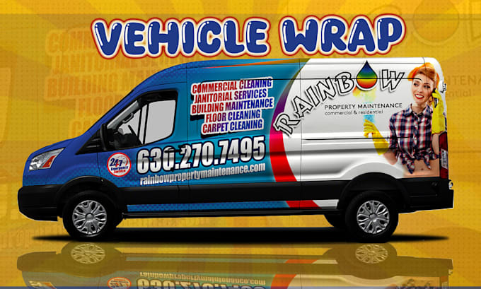 Bestseller - do unique, professional car wrap, van, vehicle wrap design