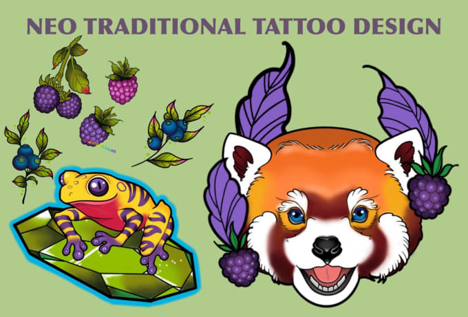 Bestseller - create a neo traditional tattoo design