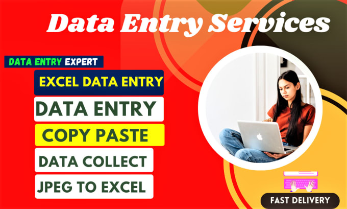 Gig Preview - Do data entry, data mining, web research, copy paste and excel data entry jobs