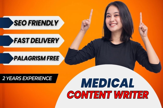 Gig Preview - Write medical content and articles