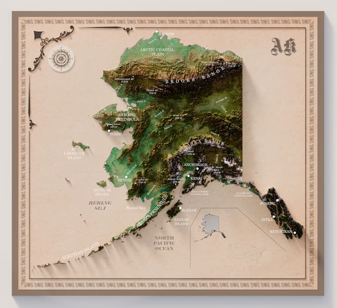 Gig Preview - Create custom topographic maps