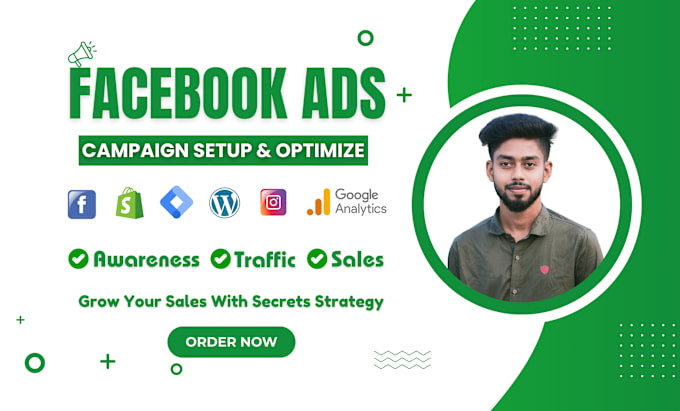 Gig Preview - Manage facebook and instagram ads campaigns, marketing, and meta ads manager