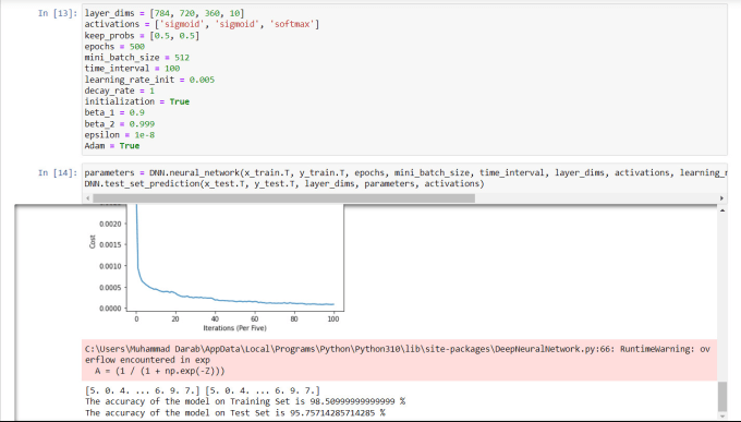 Gig Preview - Develop and train machine learning and neural network models for you