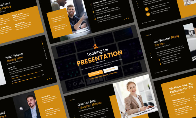 Gig Preview - Design your powerpoint presentation, no infographics, no charts, no animation