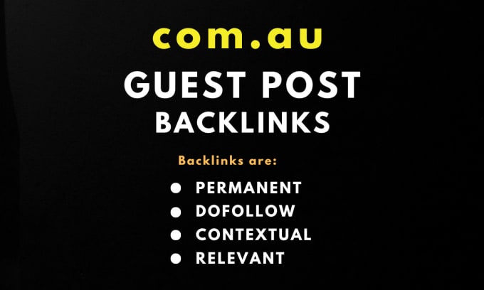 Gig Preview - Publish au guest post, guest post on australian sites, australian backlinks