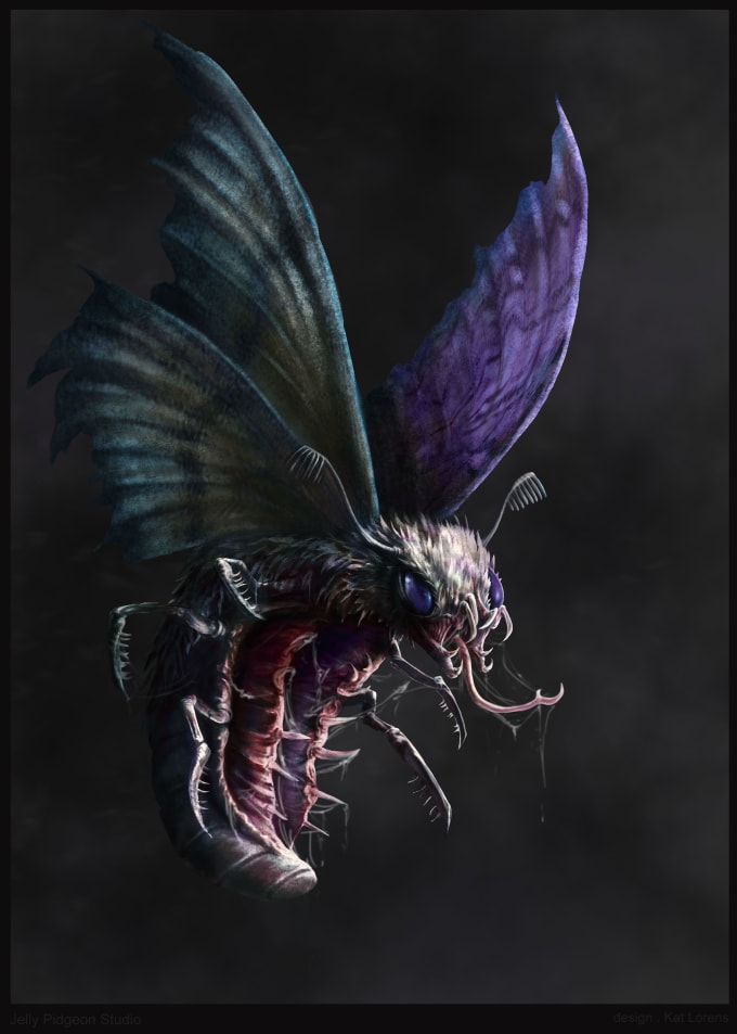 Gig Preview - Draw creature concept art in semi realistic style