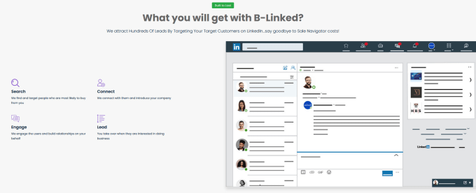 Gig Preview - Generate you unlimited leads on linkedin