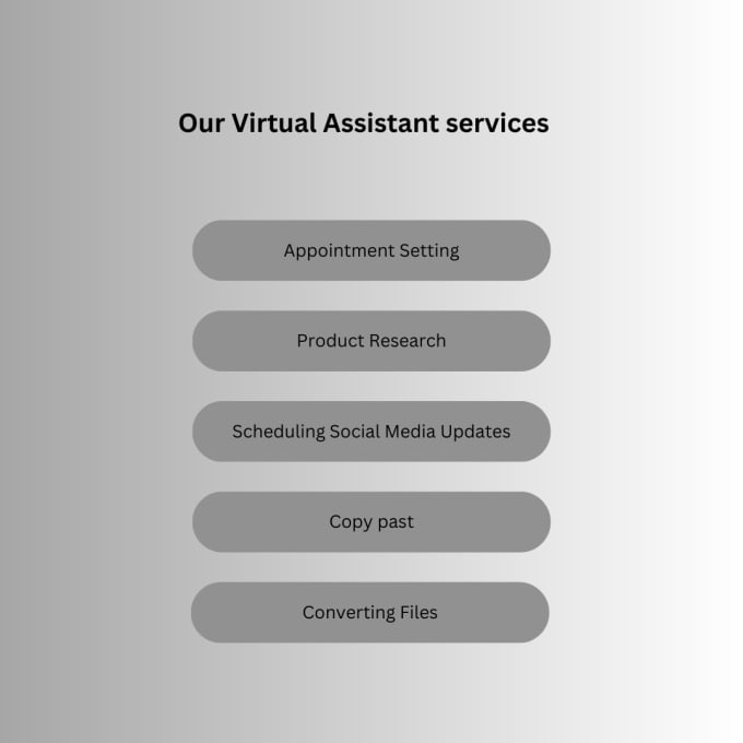 Gig Preview - Be your virtual assistant