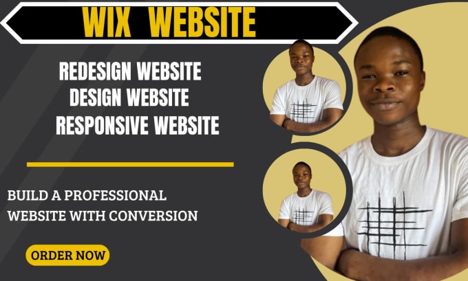 Gig Preview - Build wix website design wix website redesign and develop wix ecommerce website