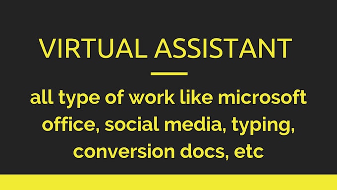 Gig Preview - Be virtual assistant for web research, data entry, verified email marketing