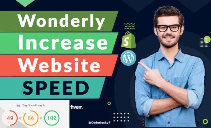 Gig Preview - Wonderly increase your shopify store speed and wordpress website speed