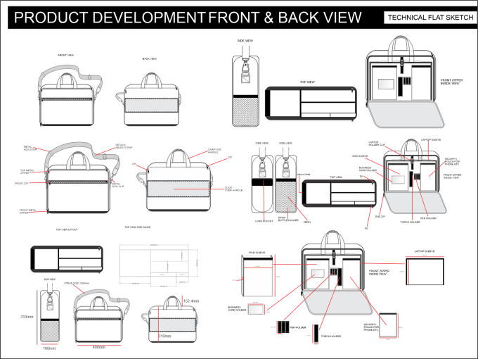 Gig Preview - Design all kinds of bags hand bags utility bags tech pack