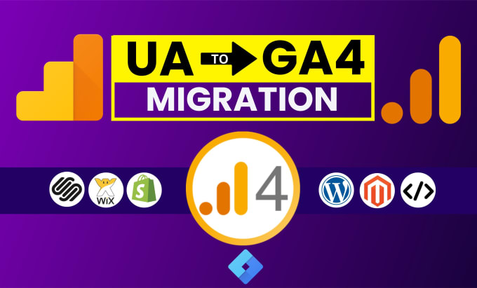 Gig Preview - Setup and migrate google analytics 4, ua to ga4, ecommerce conversion tracking